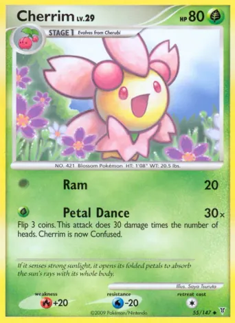 Cherrim Pokémon card #55
