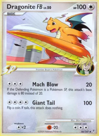 Dragonite FB Pokémon card #56