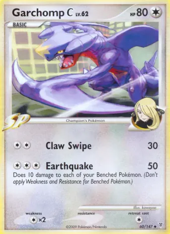 Garchomp C Pokémon card #60