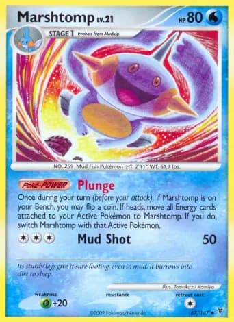 Marshtomp Pokémon card #67