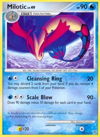 Milotic Pokémon card #70