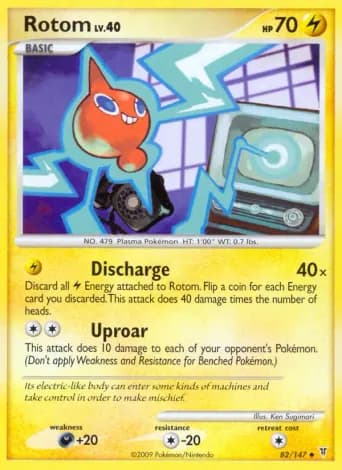 Rotom Pokémon card #82