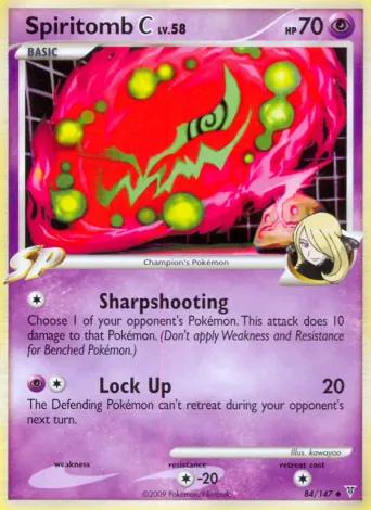 Spiritomb C Pokémon card #84