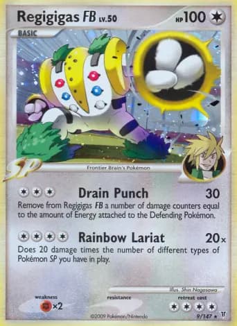 Regigigas FB Pokémon card #9