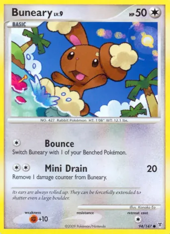 Buneary Pokémon card #94