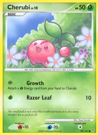 Cherubi Pokémon card #96