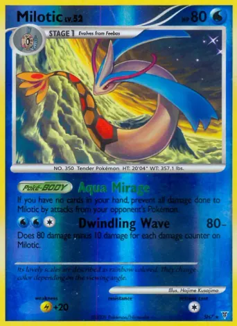 Milotic Pokémon card #SH7