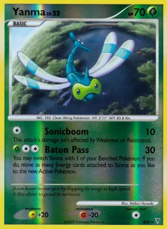 Yanma Pokémon card #SH9