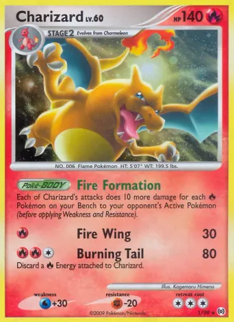 Charizard Pokémon card #1