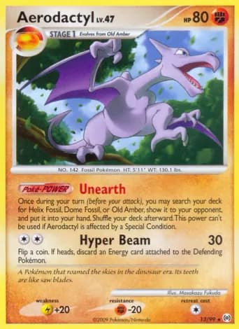 Aerodactyl Pokémon card #13
