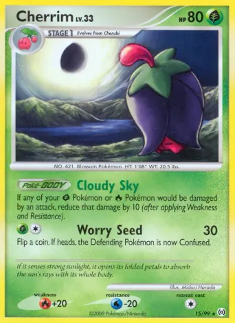 Cherrim Pokémon card #15