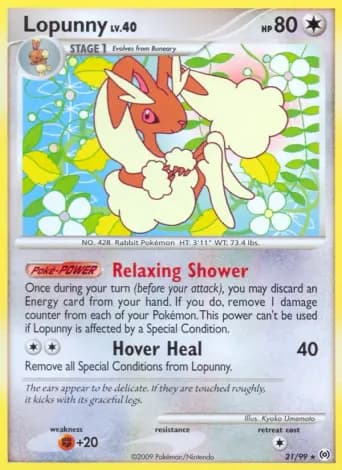 Lopunny Pokémon card #21