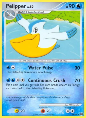 Pelipper Pokémon card #24