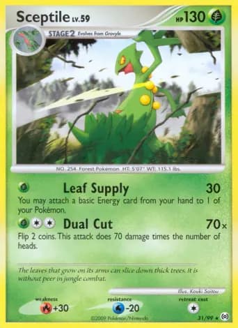 Sceptile Pokémon card #31