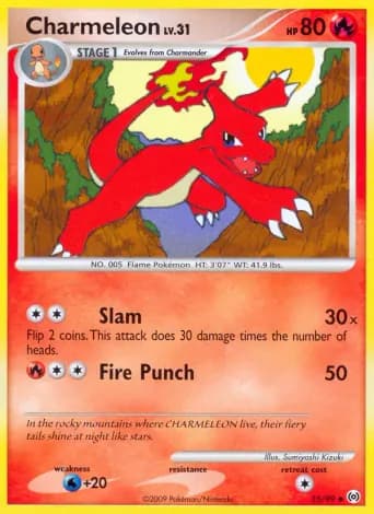 Charmeleon Pokémon card #35