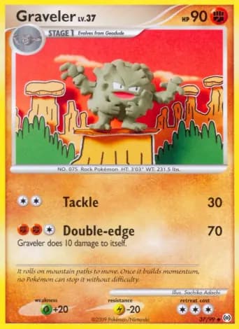 Graveler Pokémon card #37