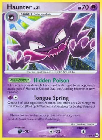 Haunter Pokémon card #41