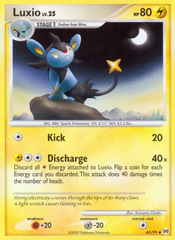 Luxio Pokémon card #43