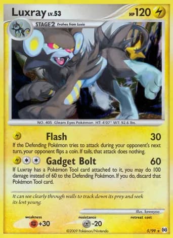 Luxray Pokémon card #5