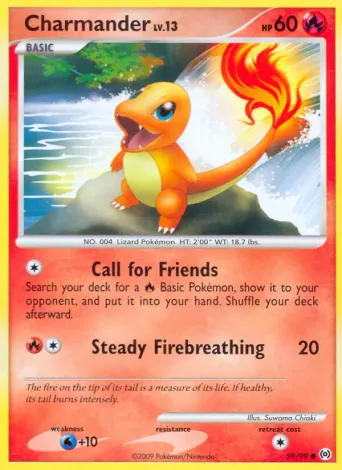 Charmander Pokémon card #59