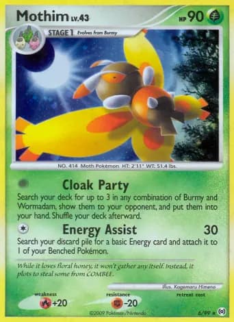 Mothim Pokémon card #6