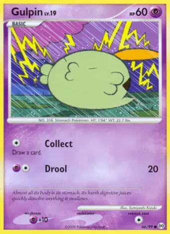 Gulpin Pokémon card #66