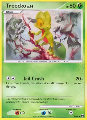 Treecko Pokémon card #78