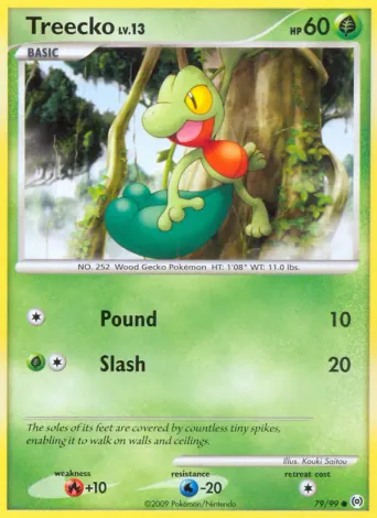 Treecko Pokémon card #79