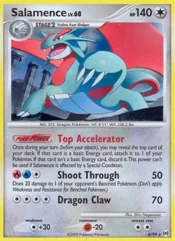 Salamence Pokémon card #8