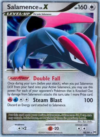 Salamence LV. X Pokémon card #98