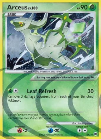Arceus Pokémon card #AR2