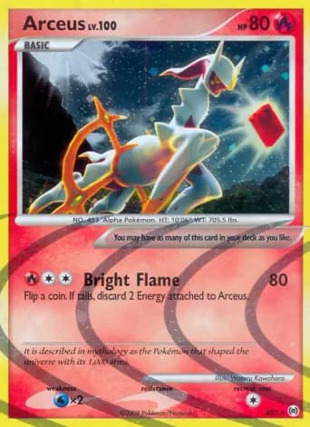 Arceus Pokémon card #AR3