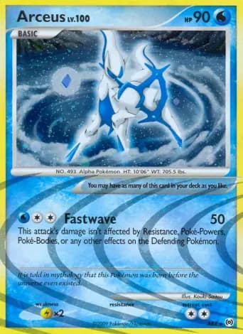 Arceus Pokémon card #AR4