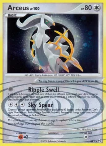 Arceus Pokémon card #AR5