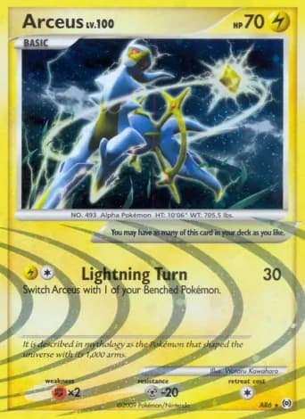 Arceus Pokémon card #AR6