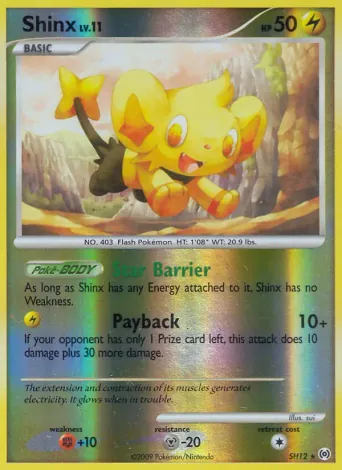 Shinx Pokémon card #SH12