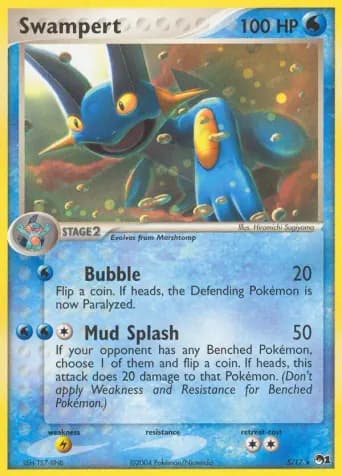 Swampert Pokémon card #5