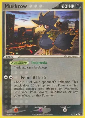 Murkrow Pokémon card #8