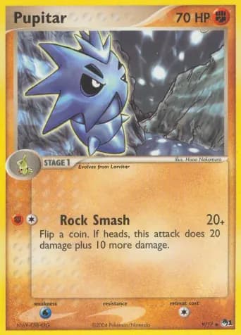 Pupitar Pokémon card #9