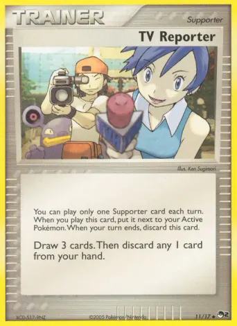TV Reporter Pokémon card #11