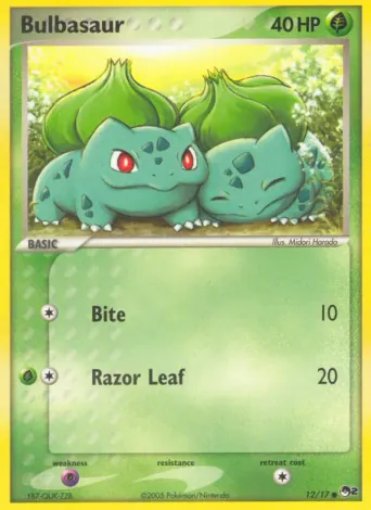 Bulbasaur Pokémon card #12