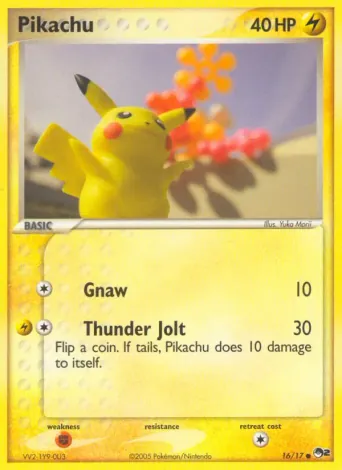 Pikachu Pokémon card #16