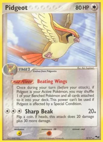 Pidgeot Pokémon card #2