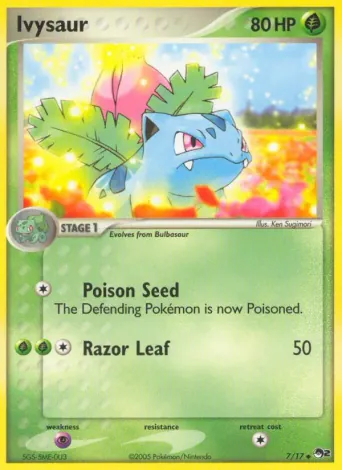 Ivysaur Pokémon card #7