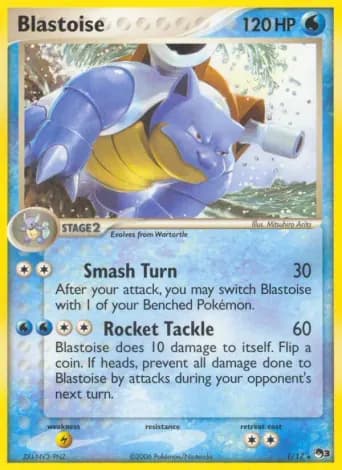 Blastoise Pokémon card #1