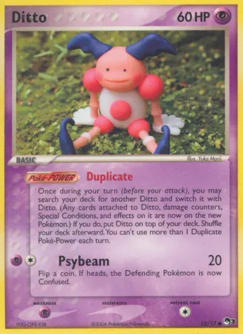 Ditto Pokémon card #12