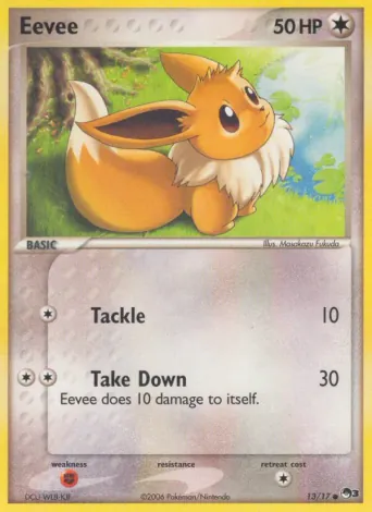 Eevee Pokémon card #13