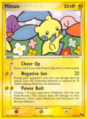 Minun Pokémon card #4