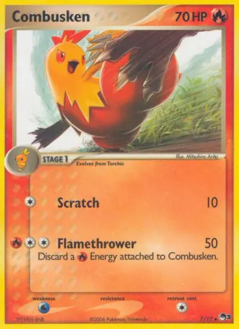 Combusken Pokémon card #7
