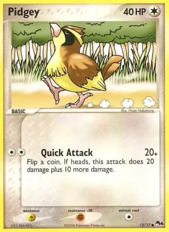 Pidgey Pokémon card #12
